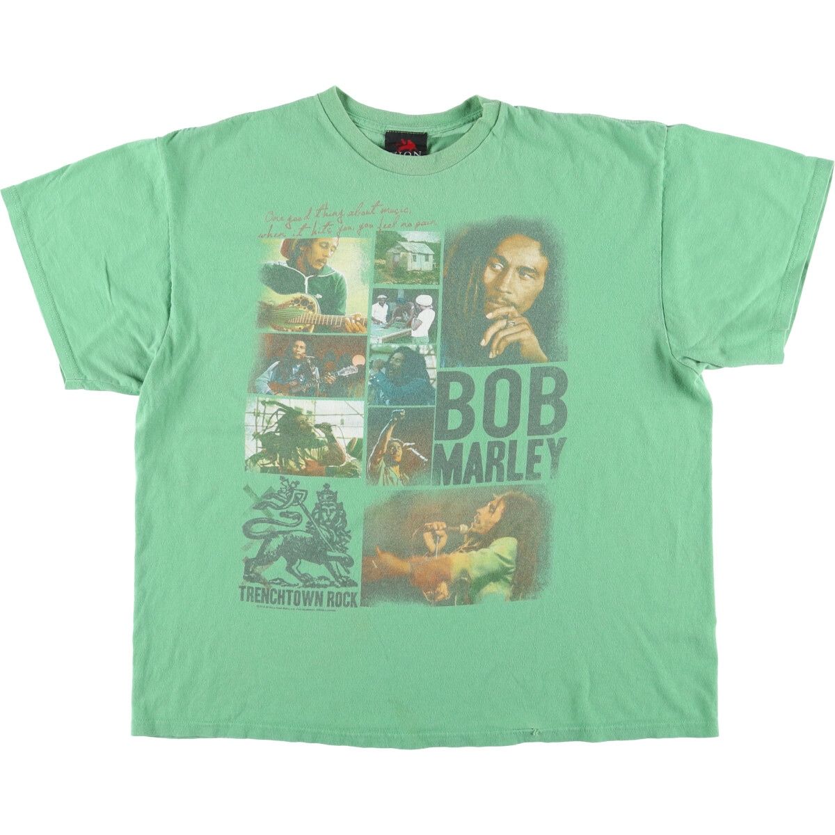 古着 ZION BOB MARLEY ボブマーリー バンドTシャツ バンT メンズXXL相当|eaa529327