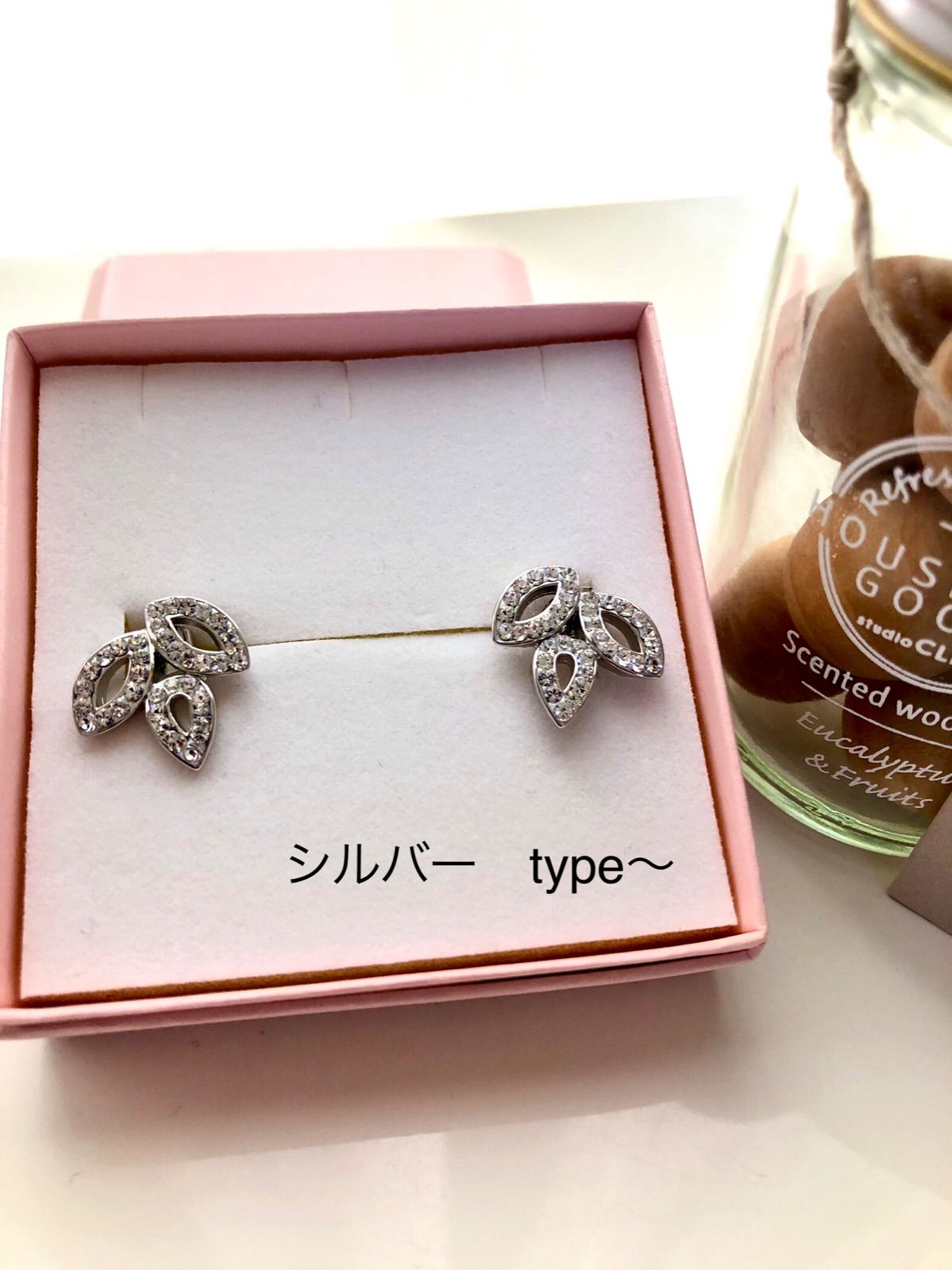 リリークラスター風♡ ピアス