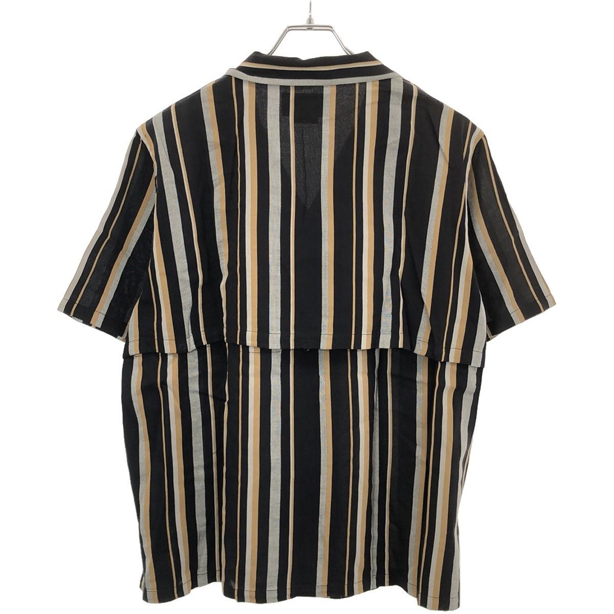 SHAREEF 19SS 双子ビッグシャツ black 未使用】 SHAREEF ツインズ ビッグ Tシャツ 双子 ブラック