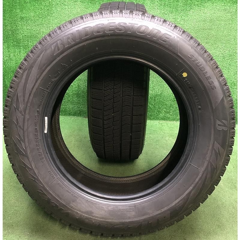 【全国送料無料】175/65R15 ブリヂストン中古タイヤ2本 2017年製 195/65R15 91Q ブリヂストン VRX2 中古 スタッドレス