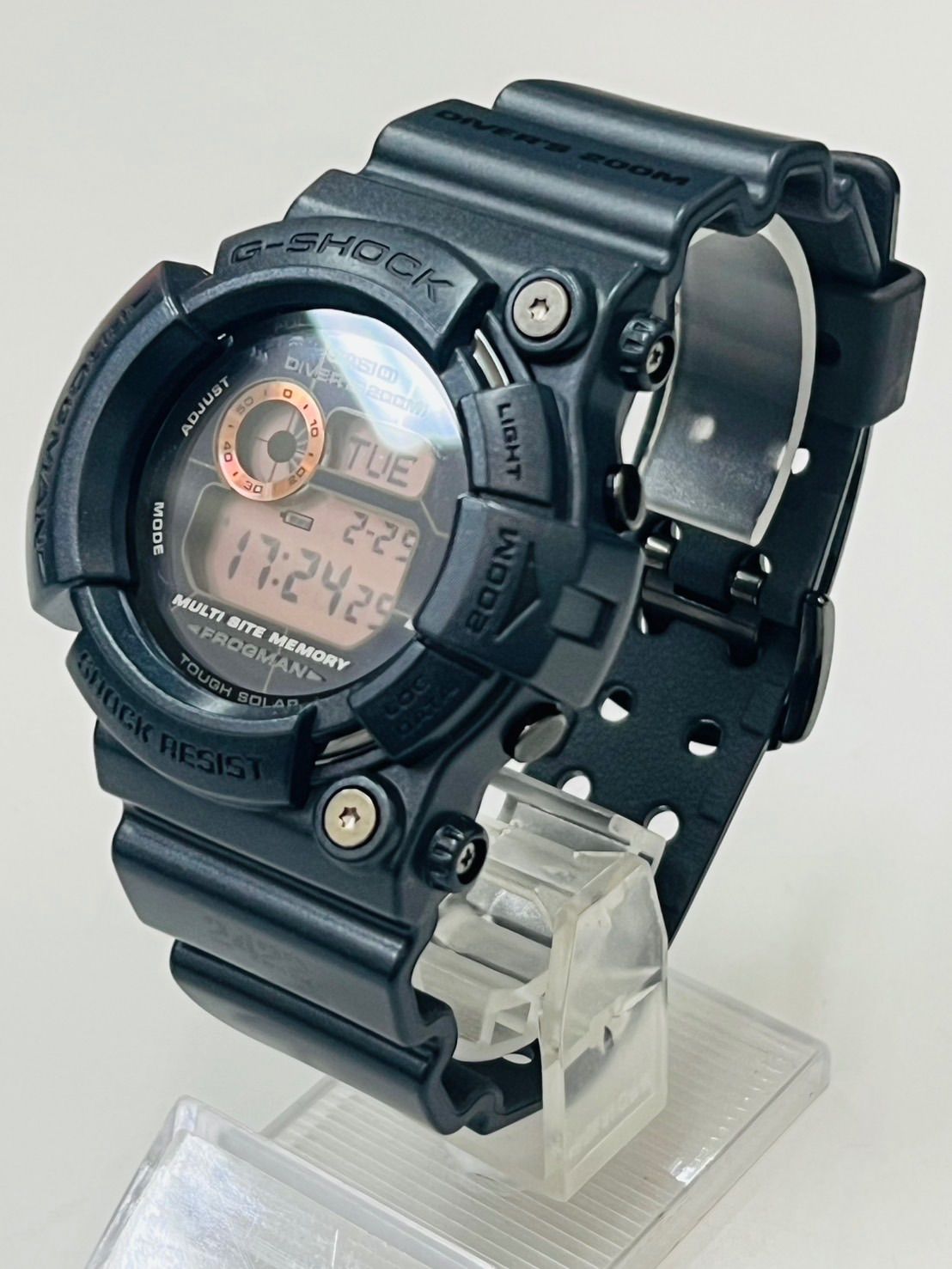 二次電池交換済】G-SHOCK G-ショック FROGMAN フロッグマン