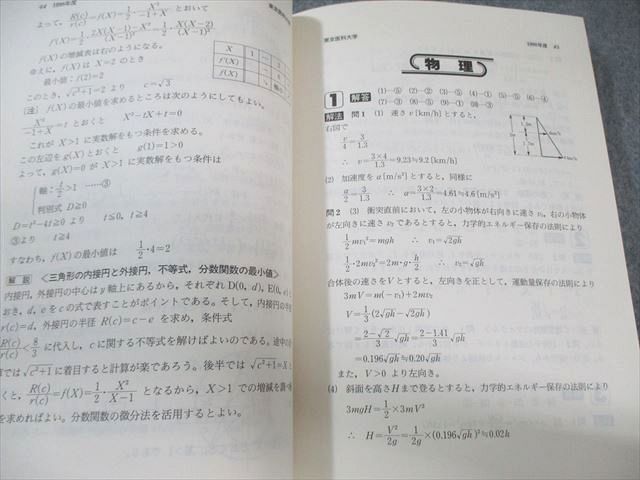 教学社 医歯薬・医療系入試シリーズ 赤本 &#39;99 東京医科大学 傾向と対策 最近8ヵ年 1998 024S6D 教学社 医歯薬・医療系入試シリーズ 赤本 '99 東京医科大学 傾向と