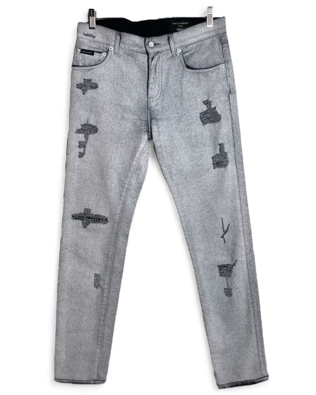 定番，定番人気】 【正規代理店】DOLCE＆GABBANA SKINNY 黒タグ メタル 