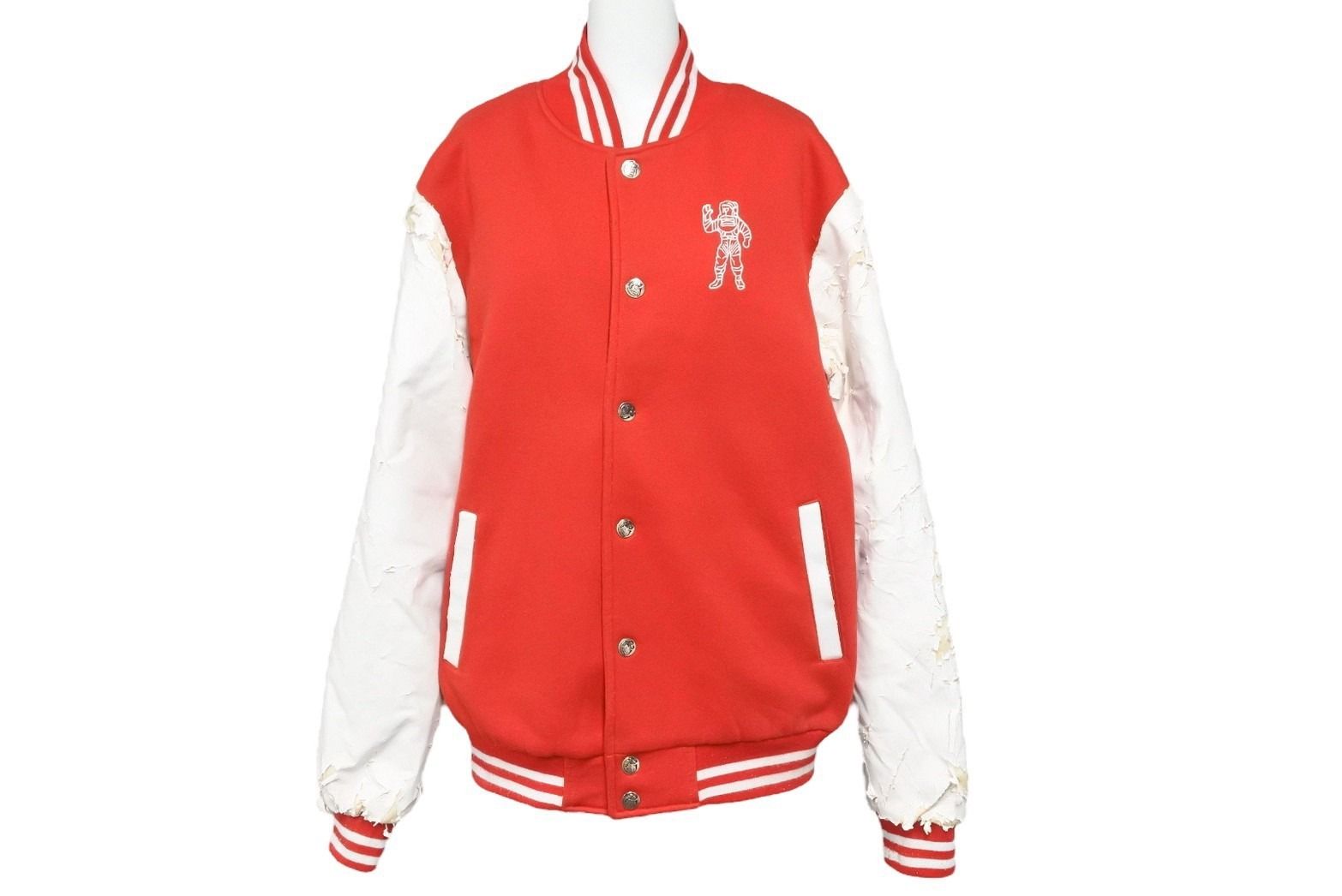 ビリオネアボーイズクラブ　袖レザー　スタジャン 黒　BBC BILLIONAIRE BOYS CLUB スタジャン MANASTASH×BILLIONAIRE CLUB