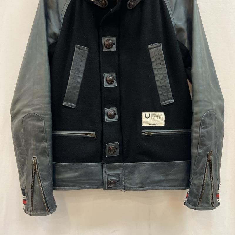 william wallレザージャケット　スタジャン william wallレザージャケットスタジャン