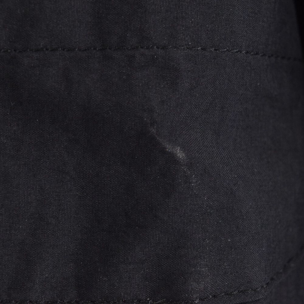 UNDERCOVER (アンダーカバー) 23SS NyストレッチタスランサイドZIP半袖シャツ ブラック UI1C4404