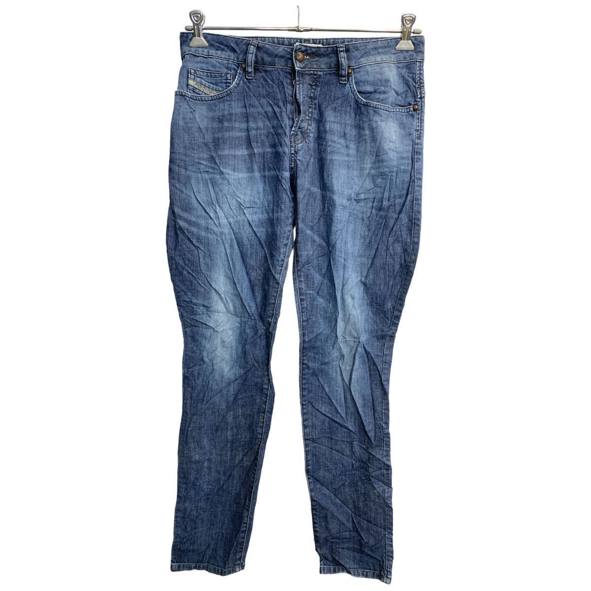 DIESEL デニムパンツ W29 ディーゼル ボタンフライ インディゴ 古着卸 