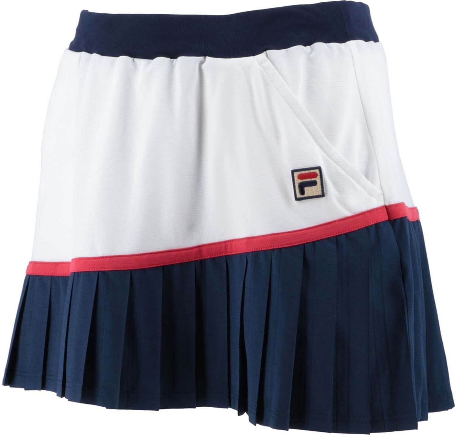 L_FILA NAVY [フィラ テニス] テニス スカート ショートパンツ 吸水速乾 UV スコート VL2613 レディース FILA NAVY L