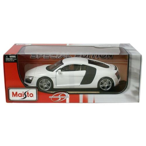 Maisto (マイスト) Audi R8 1/18 ホワイト アウディ ミニカー - メルカリ