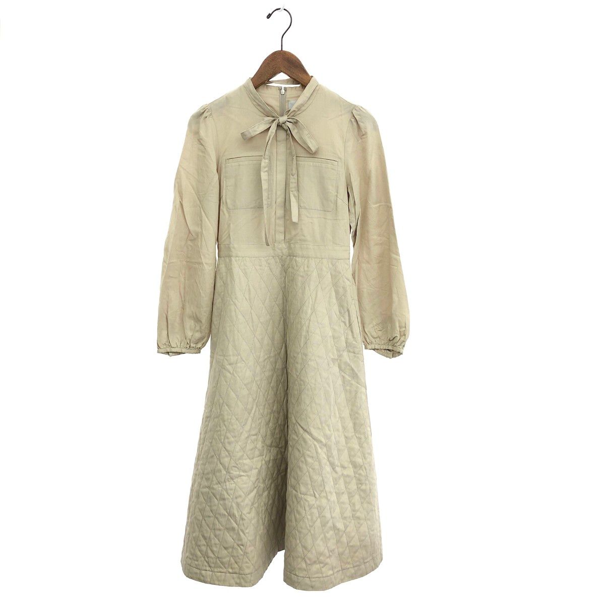 CELFORD セルフォード デニムキルティングワンピース サイズ 36 定価￥27.500 CWFO221010|2025年モデル ベージュ レディース | 240001161905