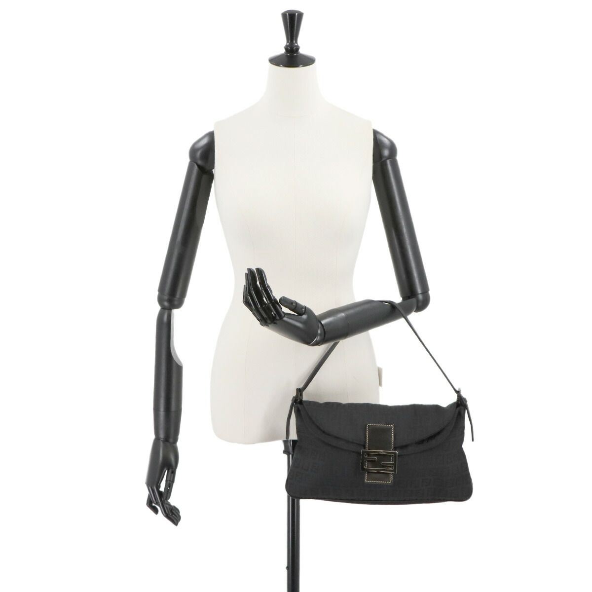 ★送料込★FENDI バゲット 2WAY ショルダーバッグ 新品同様 フェンディ FENDI ズッキーノ マンマバゲット