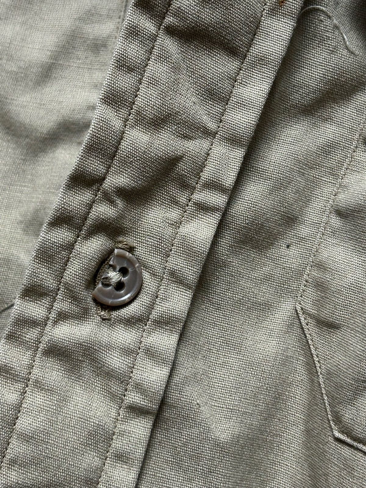 s.U.S.A.製ロックシルエットワークシャツ黄金サイズ14.5ステンシル