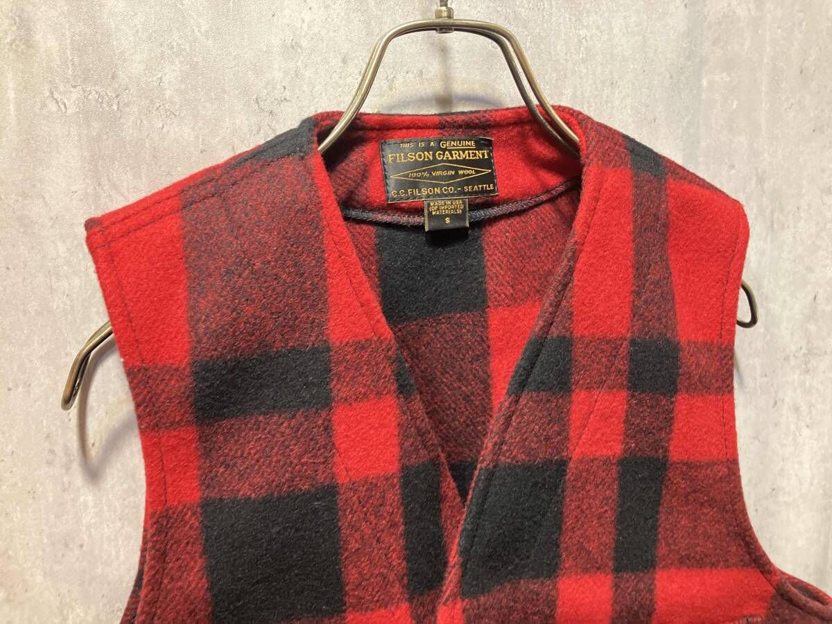 FILSON MACKINAW WOOL VEST ウールベスト Sサイズ フィルソン