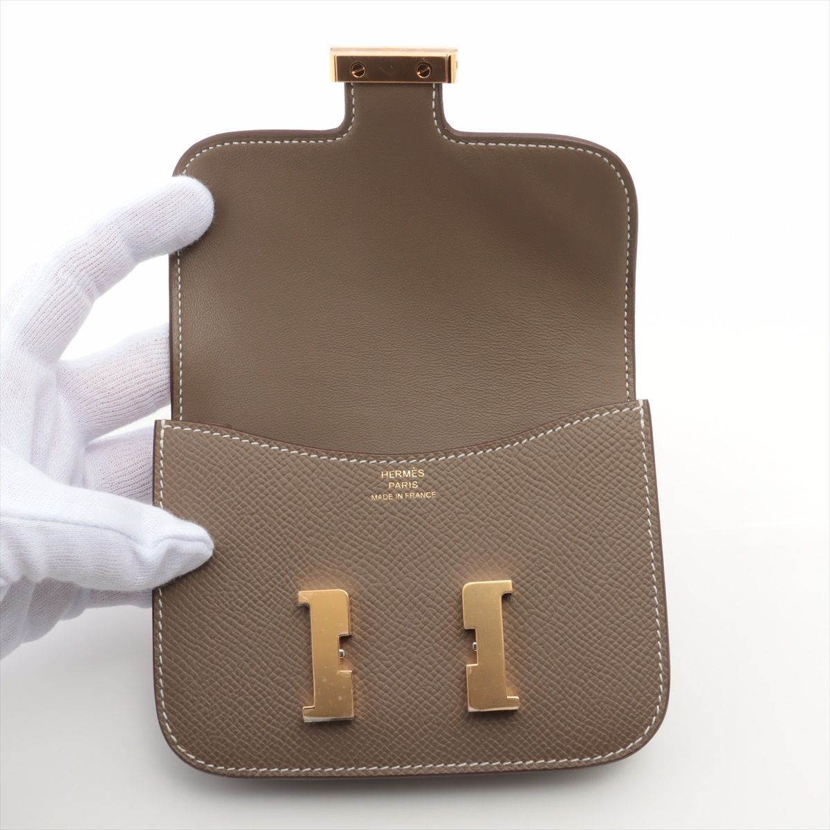 新品 未使用品 HERMES エルメス コンスタンス スリム コンパクト 財布 