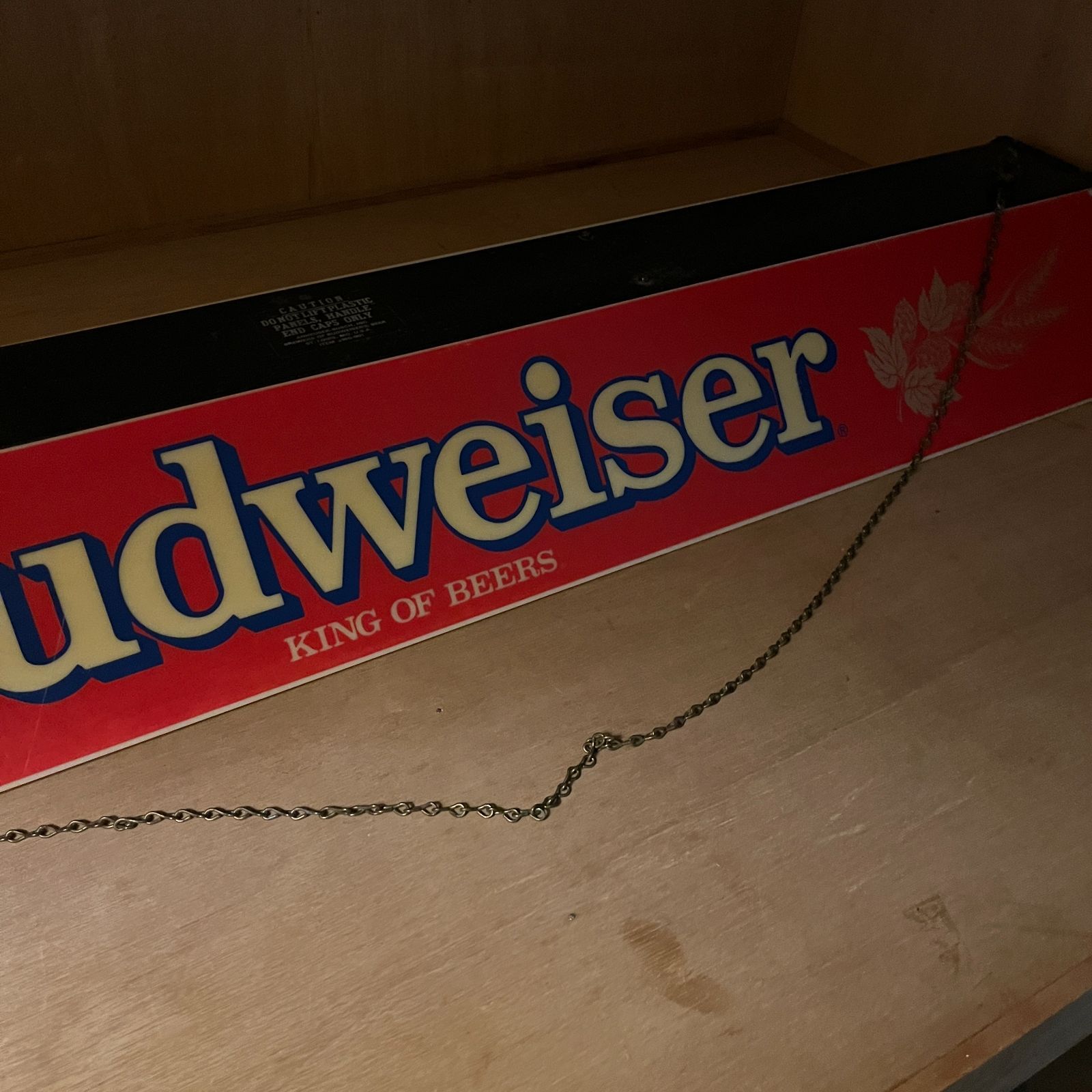 Budweiser バドワイザー プールバーライト ヴィンテージ 照明 プールバーライト】希少 Budweiser (バドワイザー) 1992年2月12