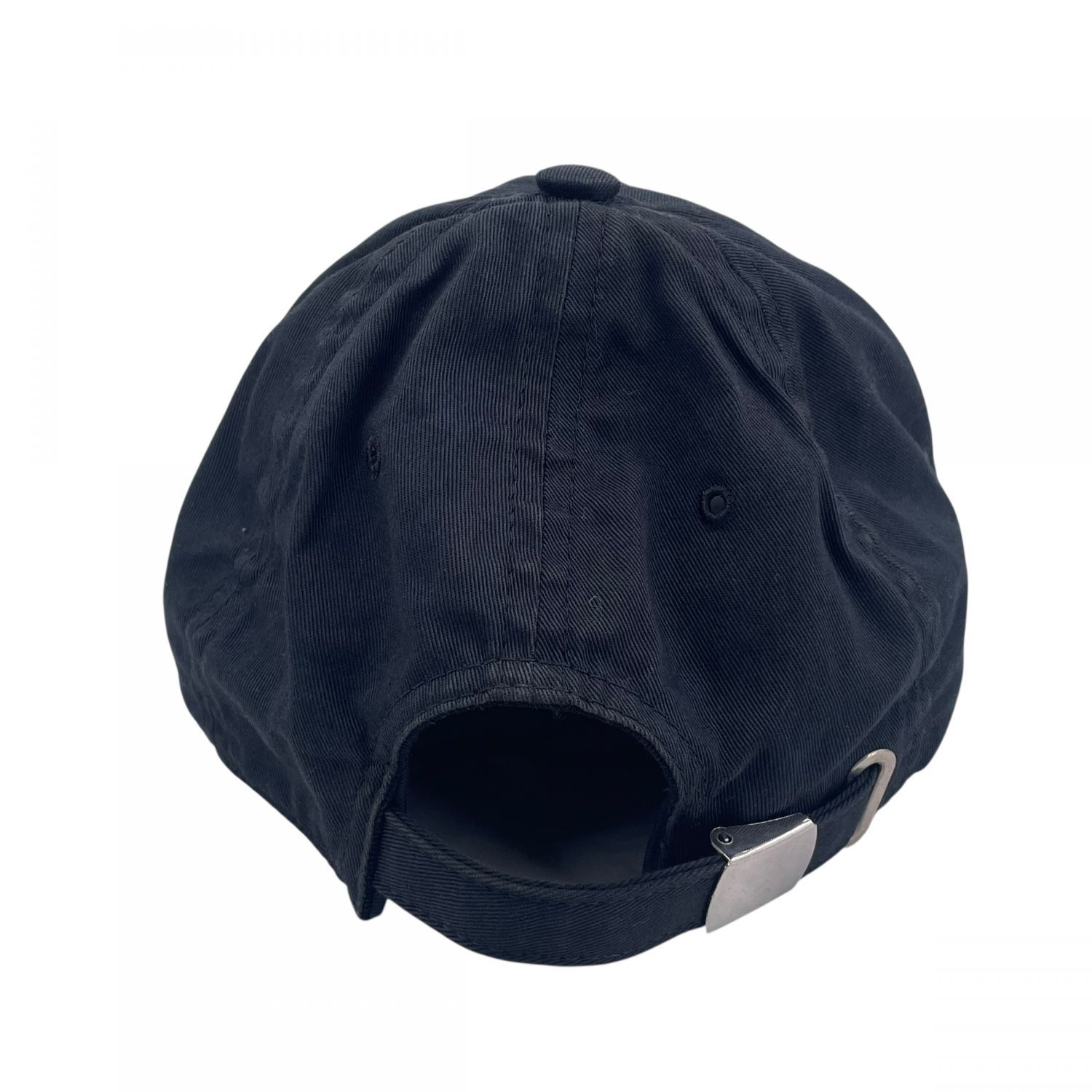BALENCIAGA - 【中古】 BALENCIAGA バレンシアガ 782787410B21077 ロゴ刺繍 ベースボールキャップ 男女兼用 ユニセックス ブラック 25018376 KJ 中古】 BALENCIAGA バレンシアガ 782787410B21077 ロゴ刺繍