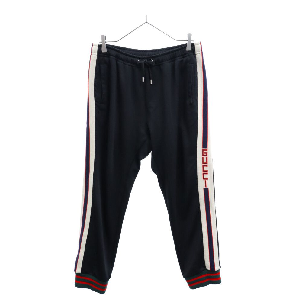 GUCCI グッチ 17AW テクニカルジャージートラックロングパンツ