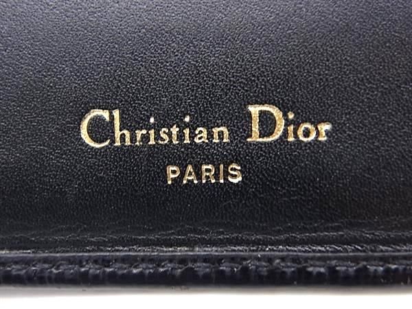 クリスチャンDior 折財布レザー クリスチャンディオール ChristianDior クリスチャンディオール レザー 二つ折り 財布