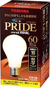 TOSHIBA ネオボールZリアルPRIDE A形 60Wタイプ 電球色 EFA15EL/10-PD