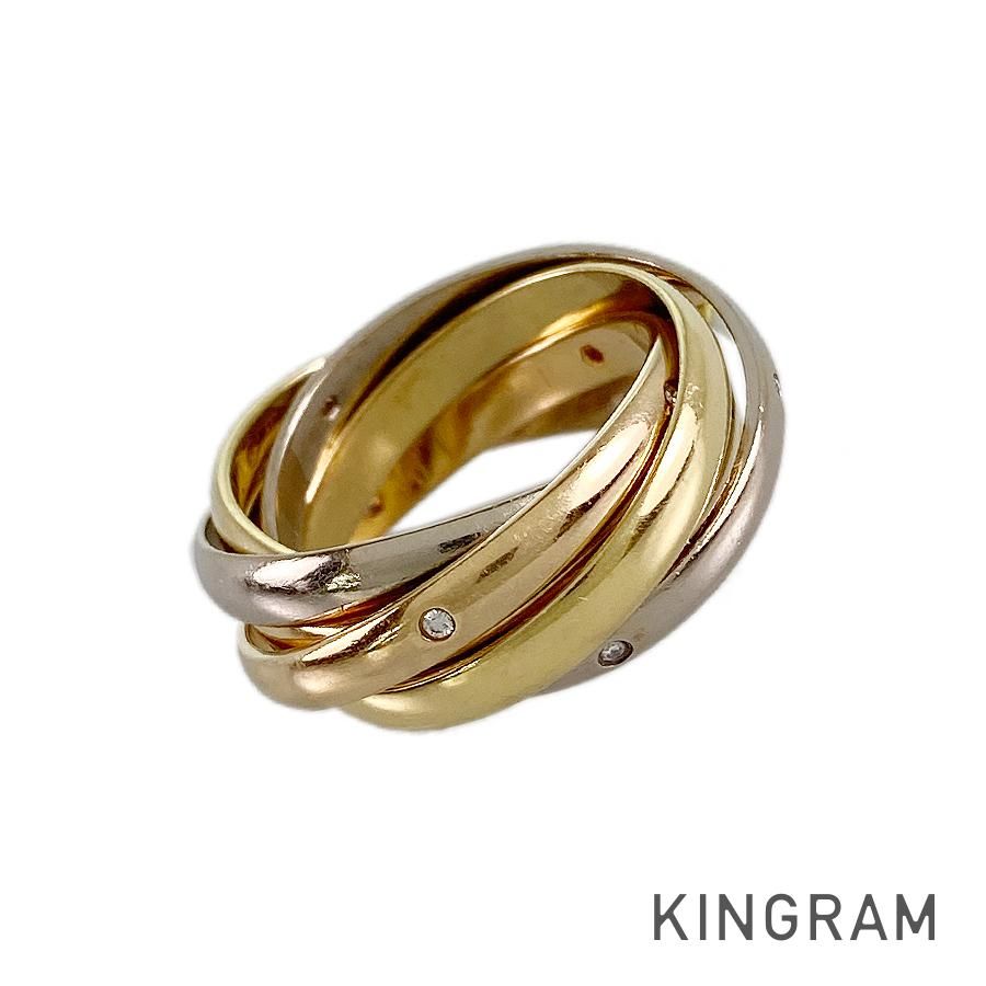 カルティエ Cartier トリニティ SM K18YG 15号(55) リング カルティエ リング トリニティSM K18YG/K18WG/K18PG サイズ58