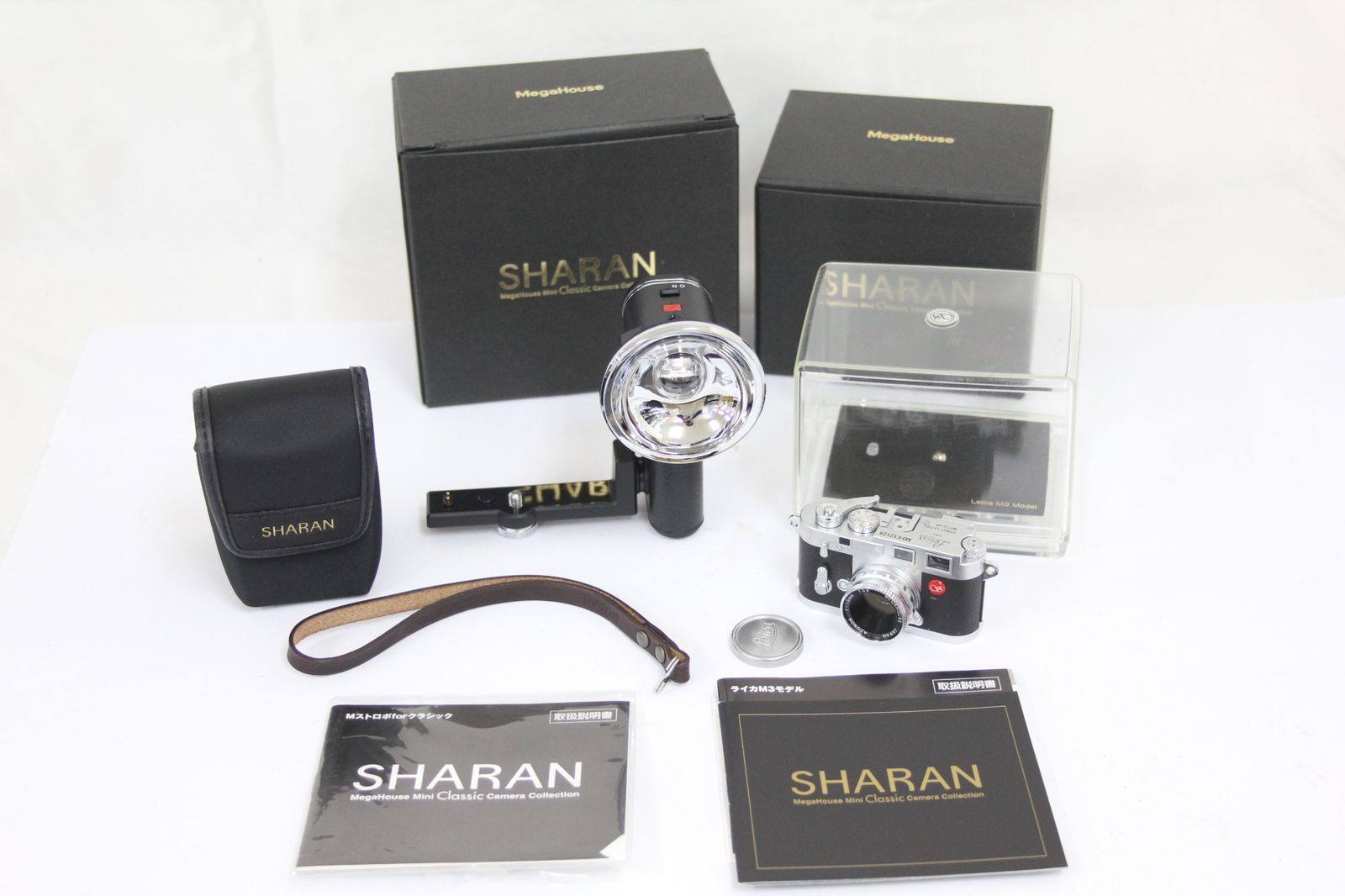 返品保証 元 き Sharan Leica M3 model Mストロボforクラシック セット M5782