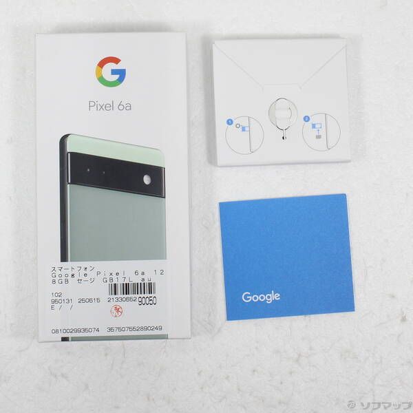 ジャンク　pixel6a 6a Pixel Google 128GB SIMフリー 中古品 GB17L Chalk | pixel au