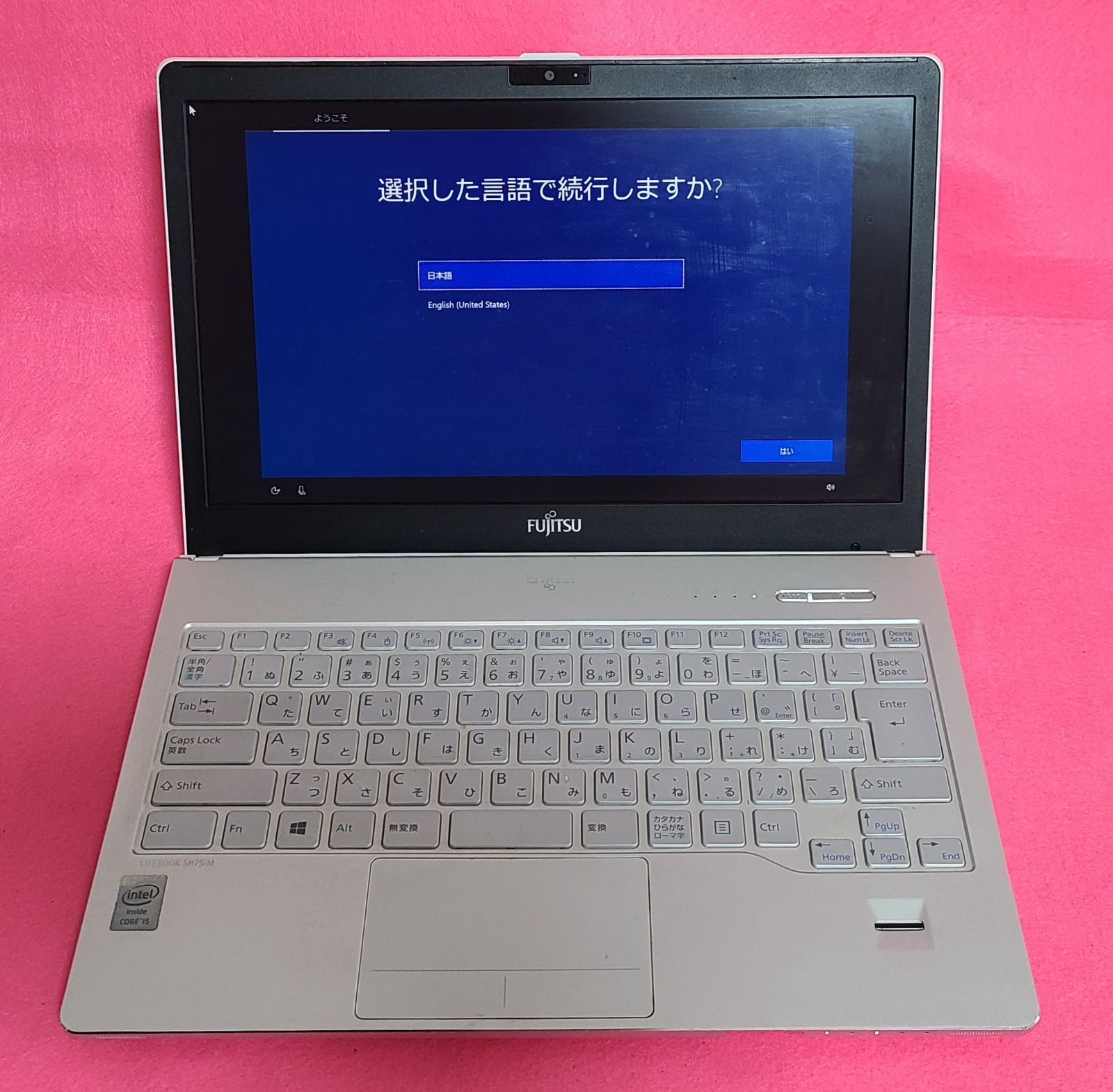 富士通 FMV LIFEBOOK SH75|M FMVS75MWP ノート ブック 白 ホワイト フジツー ラップ トップ ノート パソコン PC 笑声 商品