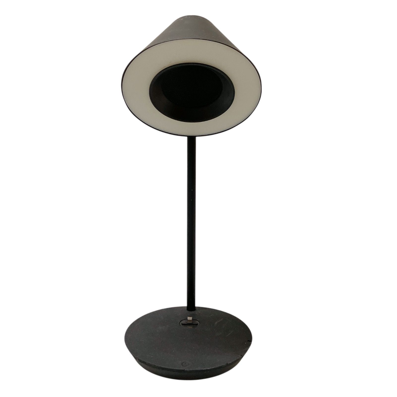 AT-222 NuAns ニュアンス CONE Lightning Dock付きスピーカーライト ブラック NA-CONE-BK