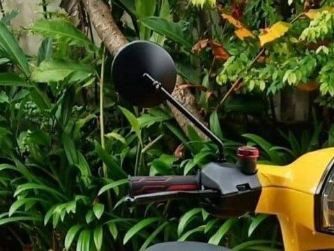 PO ランブレッタ クラシックミラー ラウンド v2 受注製造