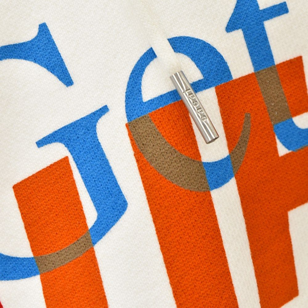 Sacai (サカイ) 22SS I Get LIFTED 22-0358S フロントロゴプリント  