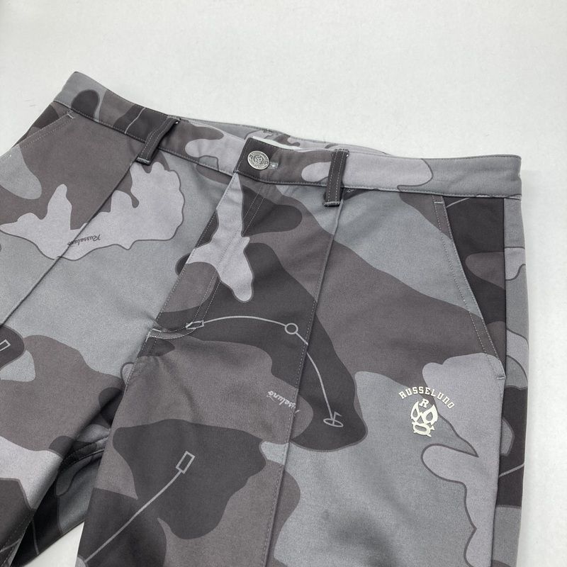 RUSSELUNO ラッセルノ パンツ RS-72208 ルチャ 迷彩柄 カモフラ 裏起毛