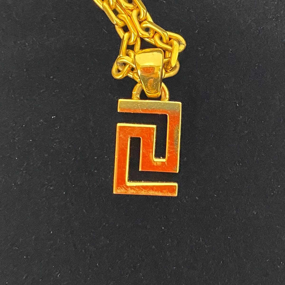 VERSACE ヴェルサーチ グリークネックレス ゴールド - メルカリ