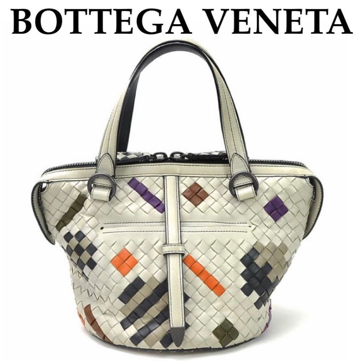 【美品!!】限定モデル BOTTEGA VENETA ボッテガヴェネタ アブストラクト タンブーラ クロスボディーバッグ ハンドバッグ プレゼント■