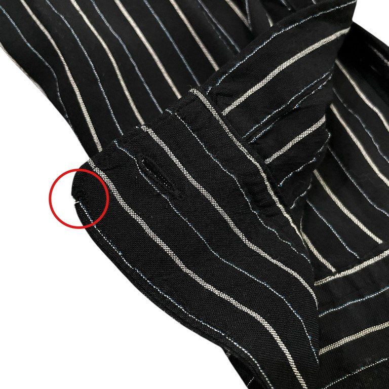 Y's for men オーバーサイズストライプレーヨンシャツ ブラウス