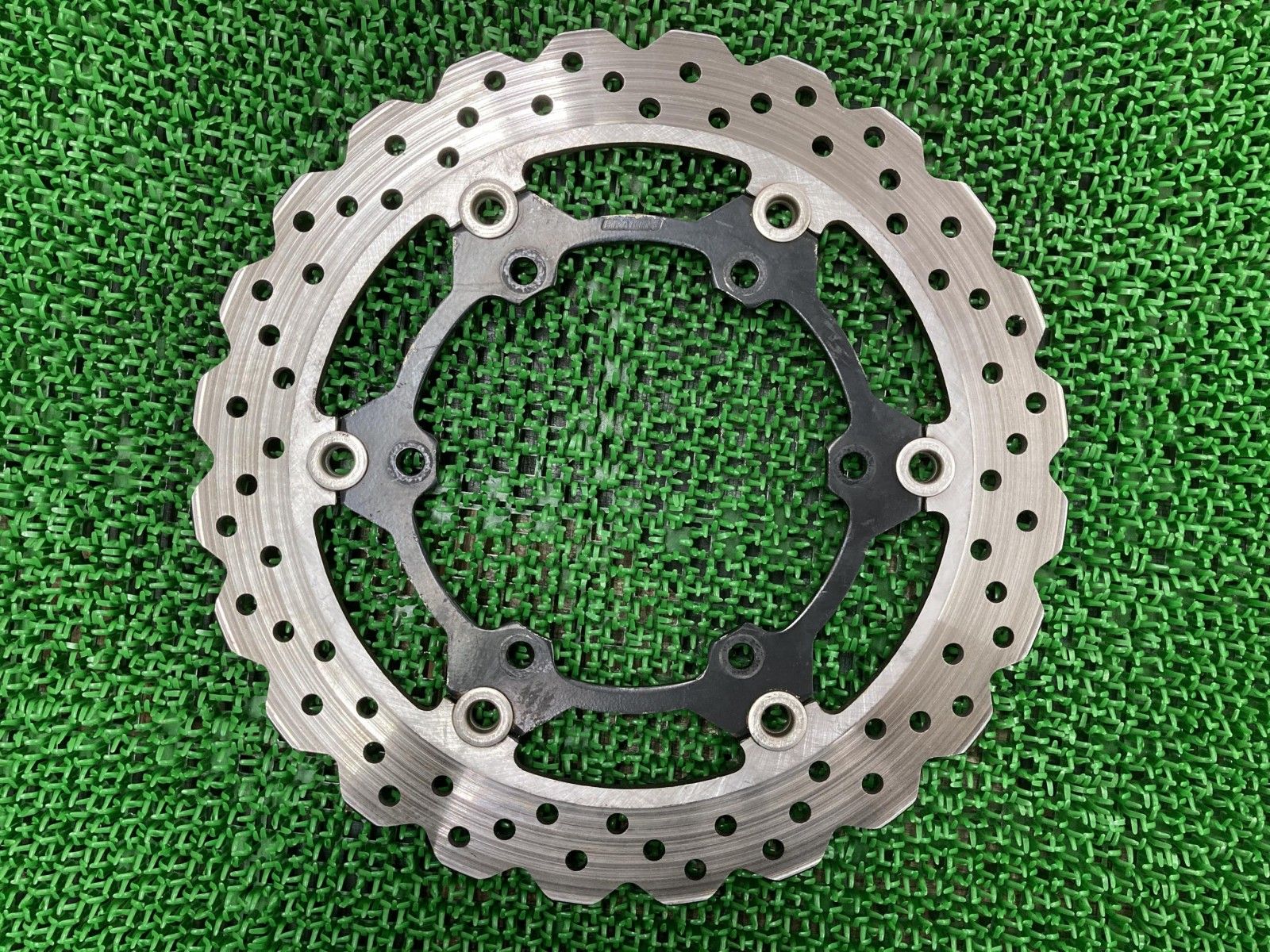 SCR950 フロントブレーキディスク ヤマハ 純正 バイク 部品 298mm VN09J 曲がりなし ディスクローター 車検 Genuine 【中古】 67 SCR950 フロントブレーキディスク ヤマハ 純正 バイク 部品 298mm
