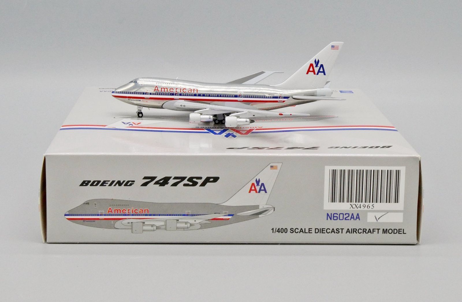 Jcwings アメリカン航空 747SP N602AA 1|400