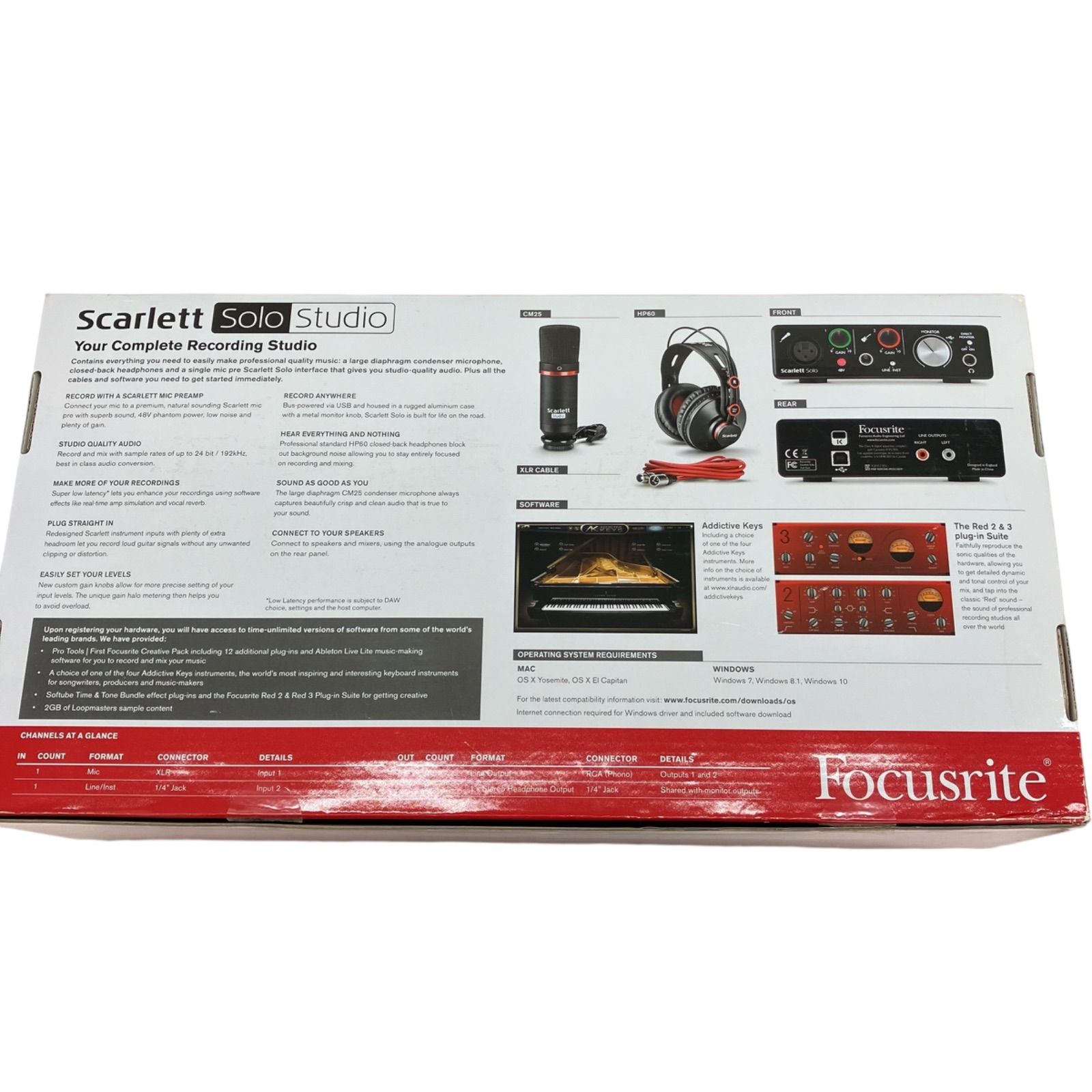 Focusrite Scarlett Solo Studio 動作・通電未確認 - メルカリ 