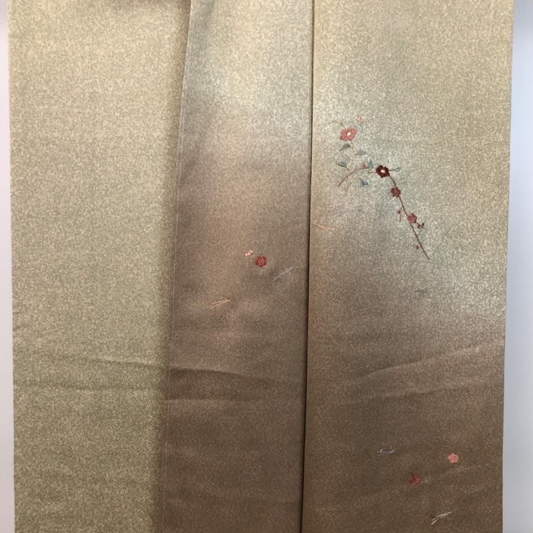 刺繍 紅葉に松葉