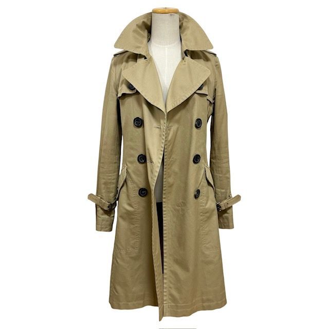 中古 バーバリーブルーレーベル BURBERRY BLUELABEL トレンチコート ウールライナー付き ベージュ レディース サイズ40 - メルカリ