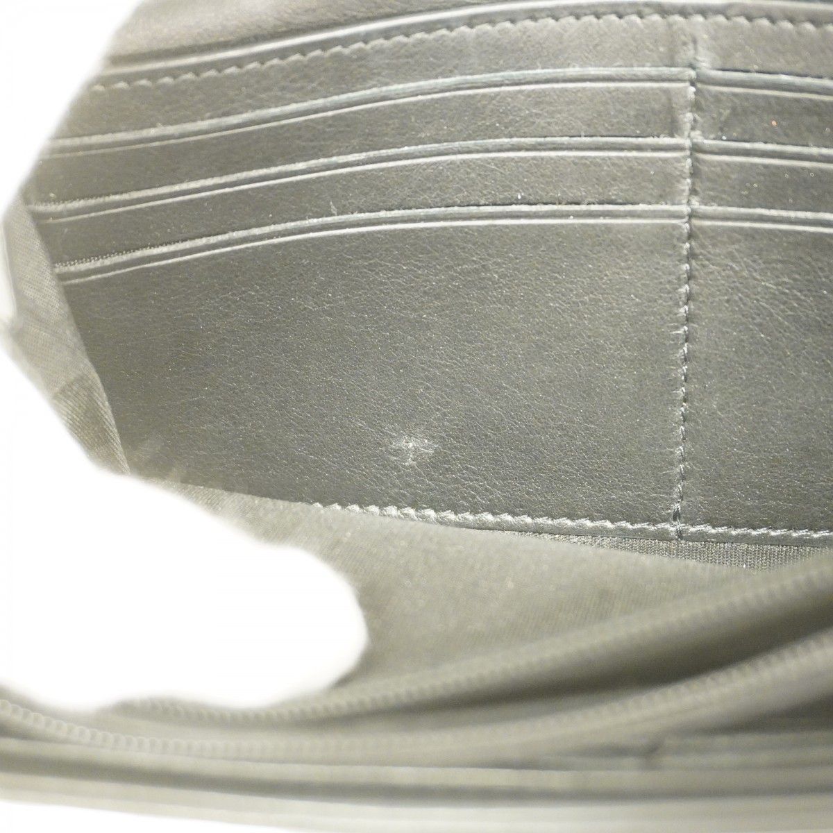 5hb0705-h】シャネル 長財布 ボーイシャネル ラムスキン ブラック  