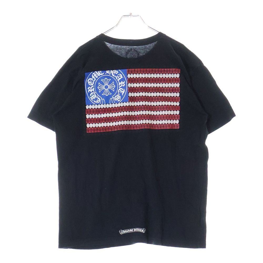 クロムハーツ　Tシャツ　Vネック　アメリカンフラッグ　星条旗　ユニセックスM CHROME HEARTS (クロムハーツ) American Flag Tee アメリカン