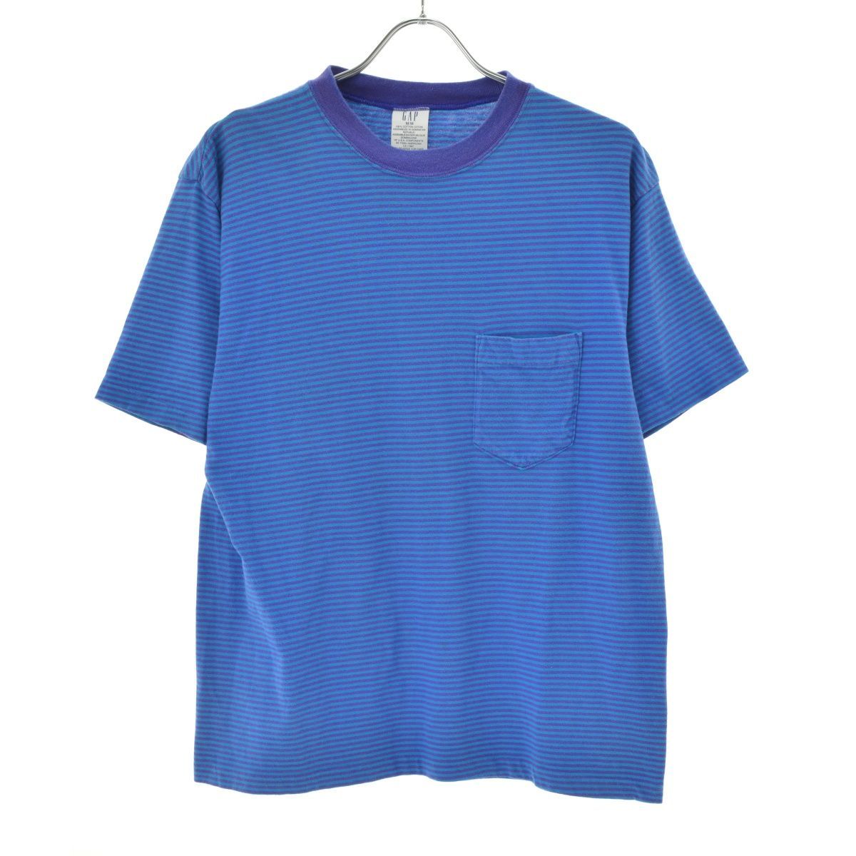 【GAP】90s ボーダー ポケット付き半袖Tシャツ