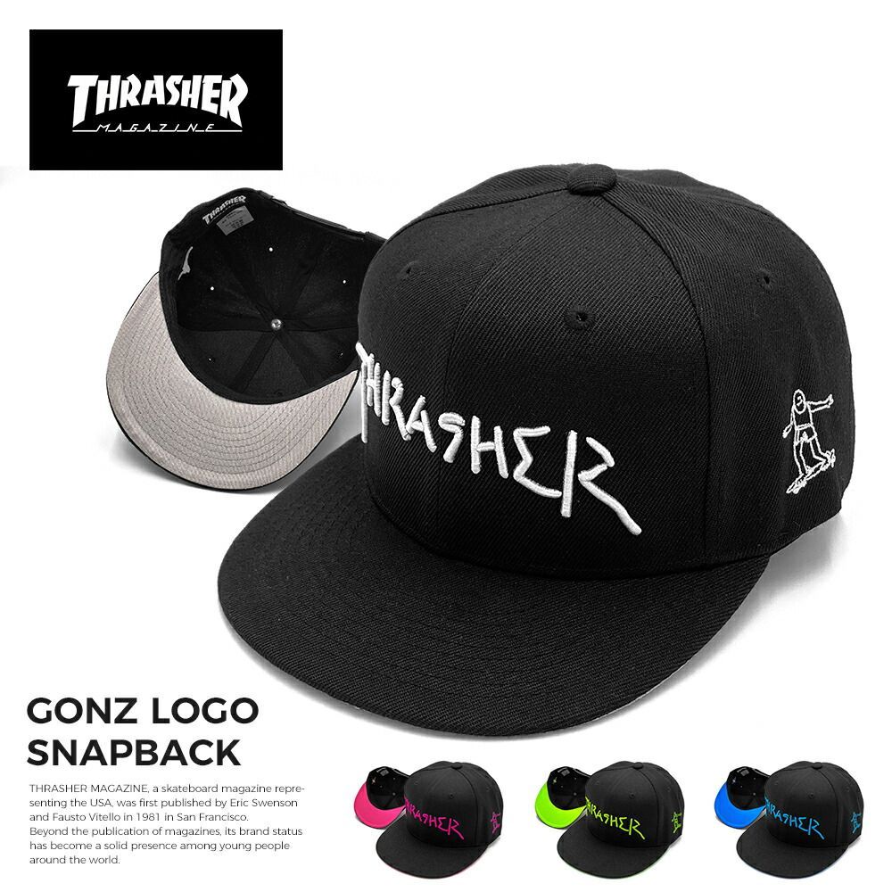 スラッシャー キャップ THRASHER ベースボールキャップ 帽子 メンズ