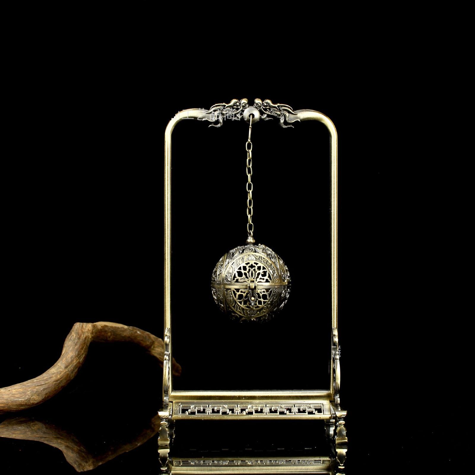 禅 香炉 古風 金属工芸品 開運置物 民芸職人手作り3