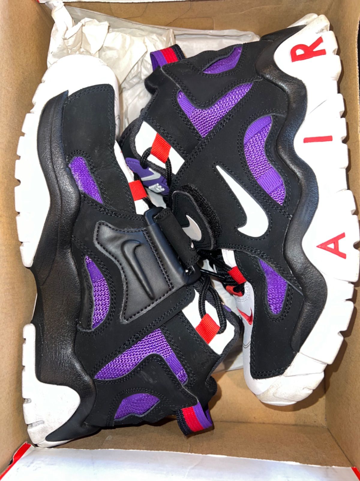 NIKE AIR BARRAGE ナイキ　エアバラージ　ラプターズ　28.5 25.5cm NIKE AIR BARRAGE MID RAPTORSナイキ エアバラージ ミッド