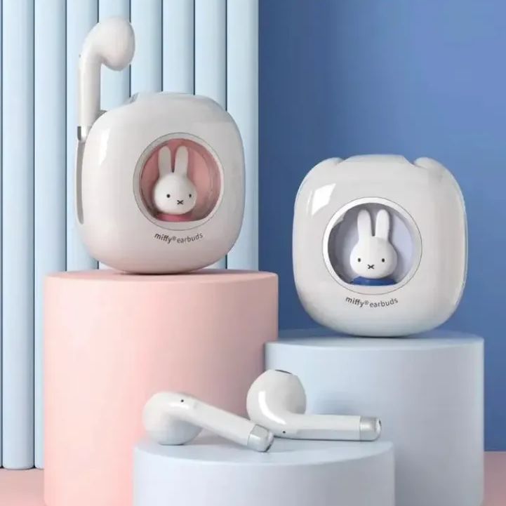 ミッフィー Bluetoothイヤホン ブルー ピンク mipow - メルカリ