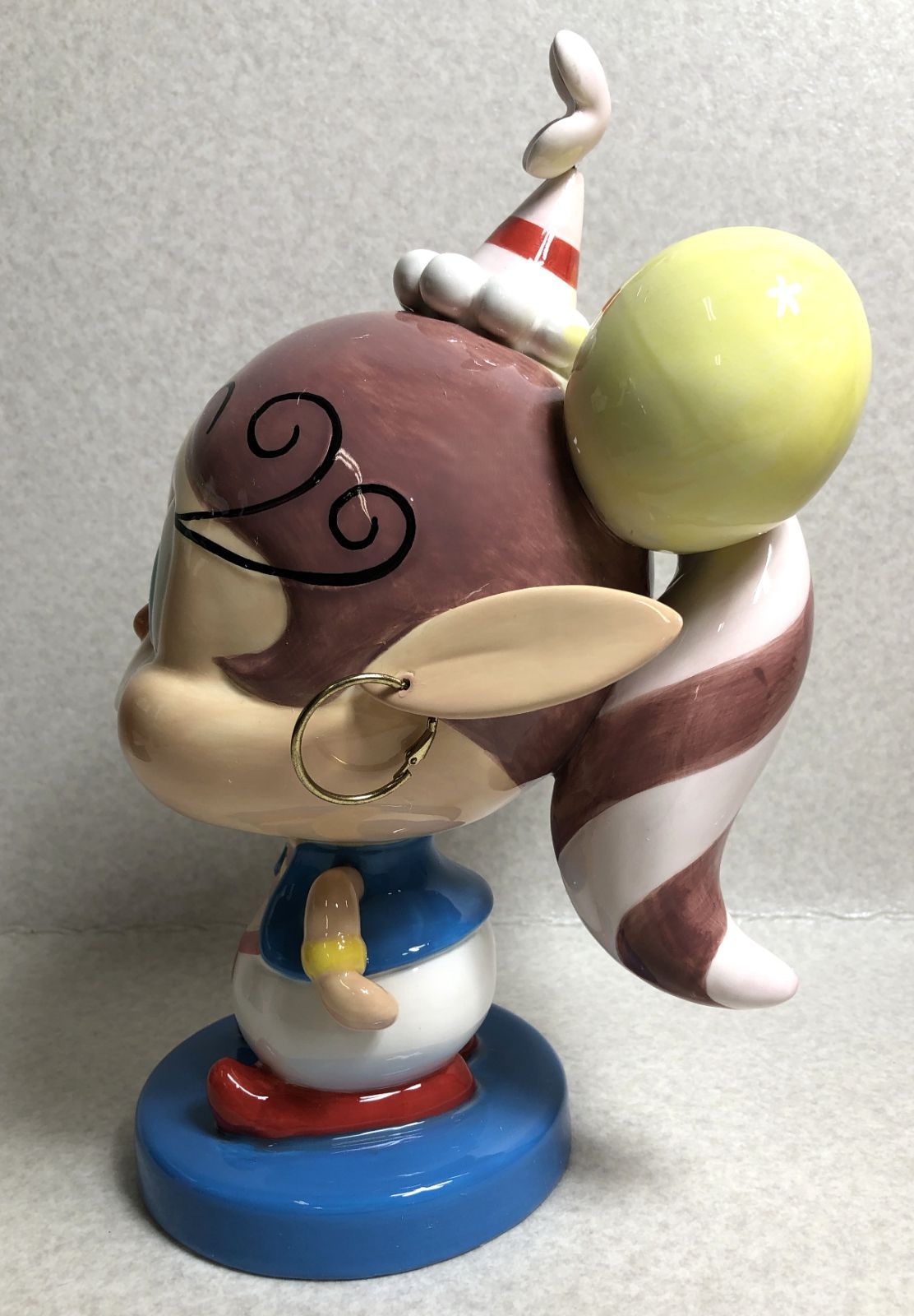 DH998】ハクション大魔王 よばれてとびでてあくびちゃん 陶器製