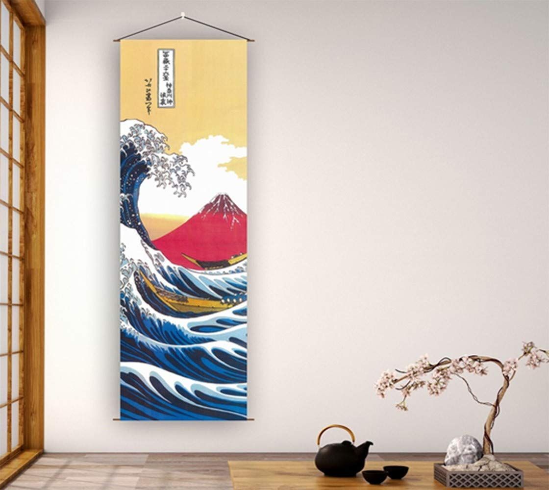 在庫処分】和風 お部屋のアクセント 冨嶽三十六景 コーディネート