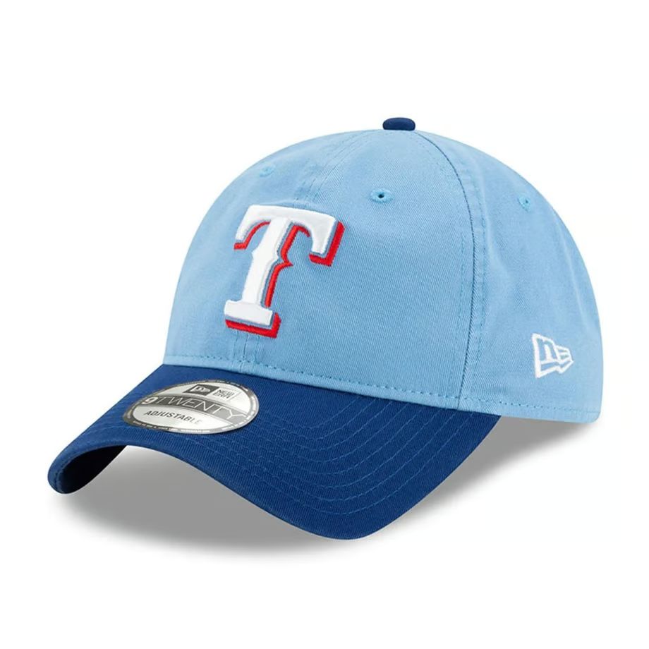 9Twenty ニューエラ NEWERA テキサス レンジャーズ MLB ストラップバックキャップ 2Tone