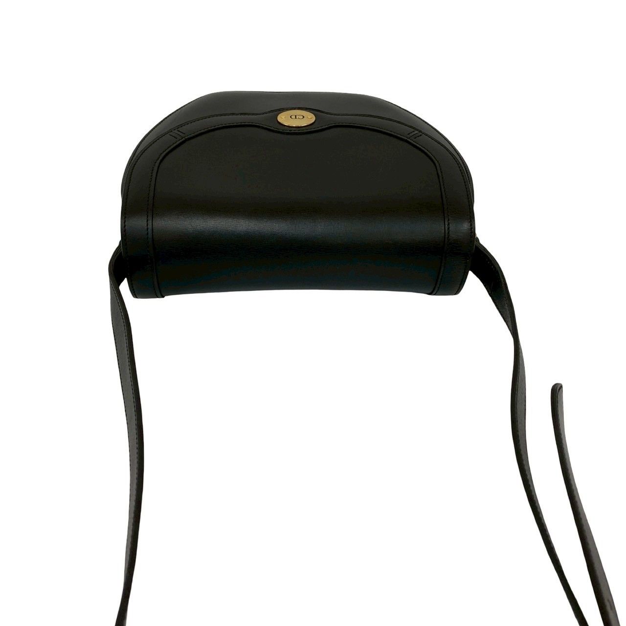 極 美品 Christian Dior ディオール ヴィンテージ CD ロゴ 金具 レザー